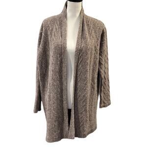 J. Jill Women's Alpaca Blend Beige Cardigan Size S